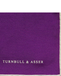 Пурпурный нагрудный платок от Turnbull & Asser