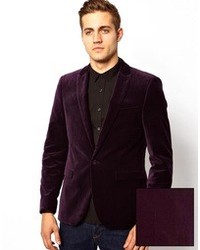 Мужской пурпурный пиджак от Asos