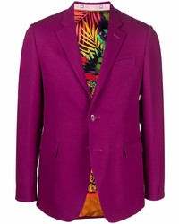 Мужской пурпурный пиджак от Etro