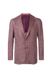 Мужской пурпурный пиджак от Isaia