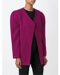 Женский пурпурный пиджак от Krizia Vintage