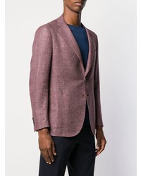 Мужской пурпурный пиджак от Isaia