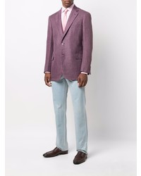 Мужской пурпурный пиджак от Brioni
