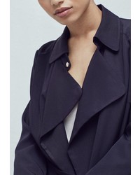 Женский пурпурный плащ от Mango