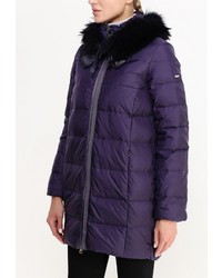 Женский пурпурный пуховик от Baon