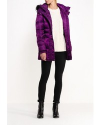 Женский пурпурный пуховик от Naf Naf