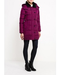 Женский пурпурный пуховик от Tommy Hilfiger