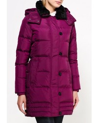 Женский пурпурный пуховик от Tommy Hilfiger