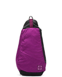 Мужской пурпурный рюкзак от Stone Island