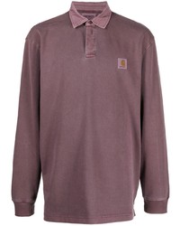 Мужской пурпурный свитер с воротником поло от Carhartt WIP