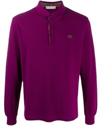 Мужской пурпурный свитер с воротником поло от Etro