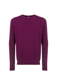 Мужской пурпурный свитер с круглым вырезом от Bellerose