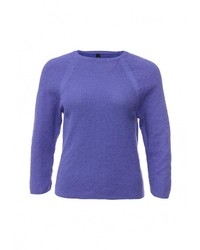 Женский пурпурный свитер с круглым вырезом от Bestia