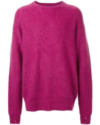 Мужской пурпурный свитер с круглым вырезом от CITYSHOP