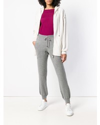 Женский пурпурный свитер с круглым вырезом от Barrie