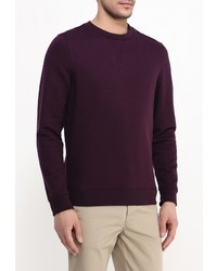 Мужской пурпурный свитер с круглым вырезом от Topman