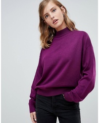 Пурпурный свободный свитер от ASOS DESIGN
