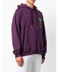 Мужской пурпурный худи с принтом от MSGM