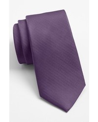 Пурпурный шелковый галстук