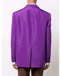 Мужской пурпурный шелковый пиджак от Valentino