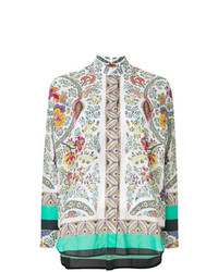 Разноцветная блуза на пуговицах от Etro