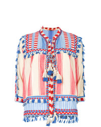 Разноцветная блуза с коротким рукавом с принтом от Dodo Bar Or