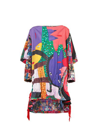 Разноцветная блузка с длинным рукавом с принтом от Comme des Garcons