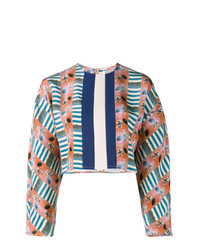 Разноцветная блузка с длинным рукавом с принтом от Tata-Naka