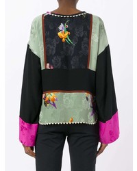 Разноцветная блузка с длинным рукавом от Etro