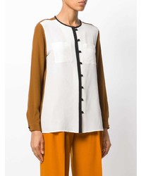 Разноцветная блузка с длинным рукавом от Etro