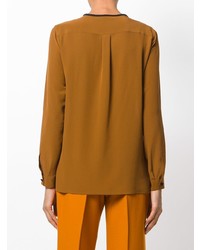 Разноцветная блузка с длинным рукавом от Etro