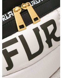 Разноцветная большая сумка из плотной ткани от Furla