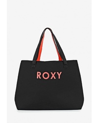 Разноцветная большая сумка из плотной ткани от Roxy