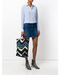 Разноцветная большая сумка от Jerome Dreyfuss