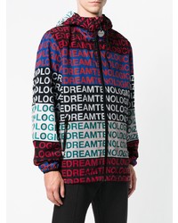 Мужская разноцветная ветровка с принтом от Diesel