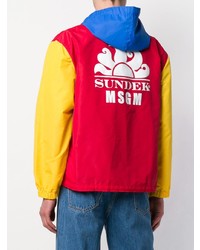 Мужская разноцветная ветровка от MSGM