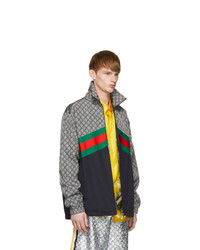 Мужская разноцветная ветровка от Gucci