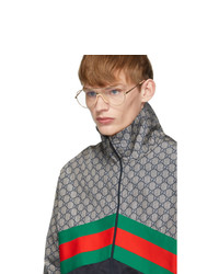 Мужская разноцветная ветровка от Gucci