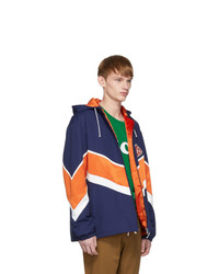 Мужская разноцветная ветровка от Gucci