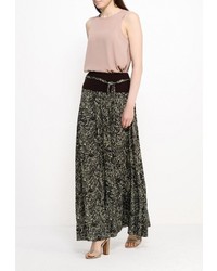 Разноцветная длинная юбка от Adzhedo