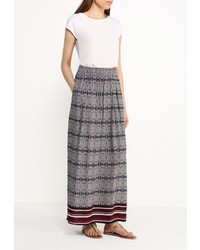 Разноцветная длинная юбка от Baon