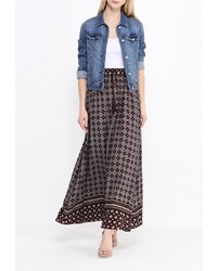 Разноцветная длинная юбка от Baon