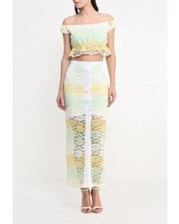 Разноцветная длинная юбка от Gloss