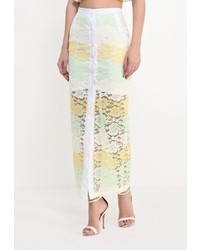 Разноцветная длинная юбка от Gloss