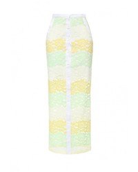 Разноцветная длинная юбка от Gloss