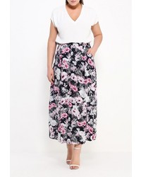 Разноцветная длинная юбка от Lina