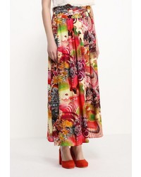 Разноцветная длинная юбка от MadaM T