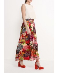 Разноцветная длинная юбка от MadaM T