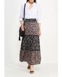 Разноцветная длинная юбка от Morgan