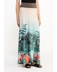 Разноцветная длинная юбка от Smash